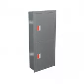 Шкаф пожарный ШПК-320 ВЗ из нержавеющей стали встроенный